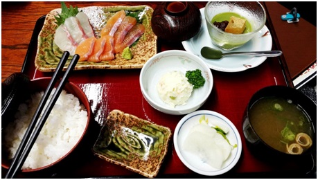 Slow Life in Yamanashi อาหารจากปลาสดๆ