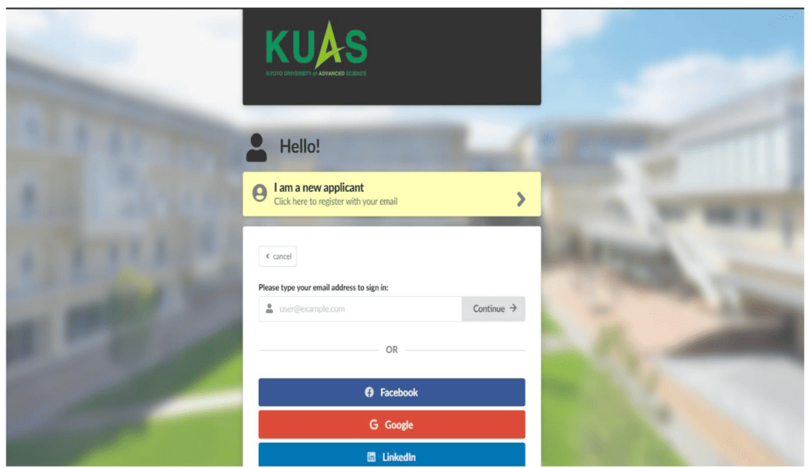 ขั้นตอนการสมัครเข้าป.ตรี KUAS