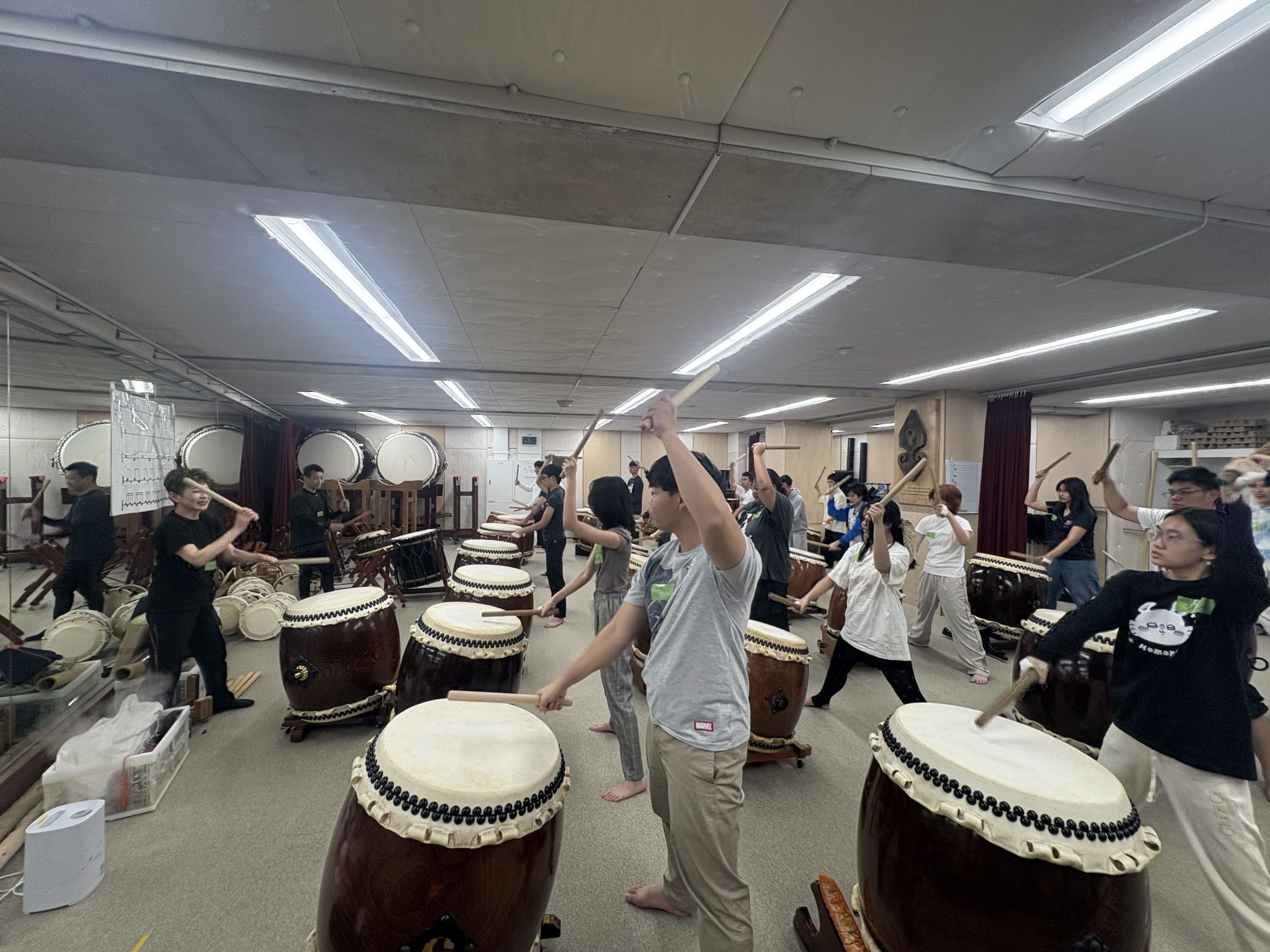 กิจกรรมตีกลองญี่ปุ่น ค่ายเรียนภาษาและวัฒนธรรมที่เกียวโต