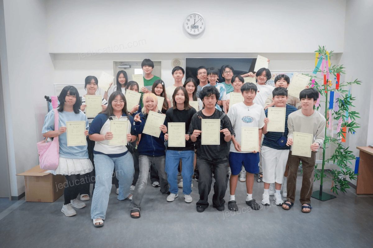 พิธีจบการศึกษา ค่ายเรียนภาษาที่ฮอกไกโด