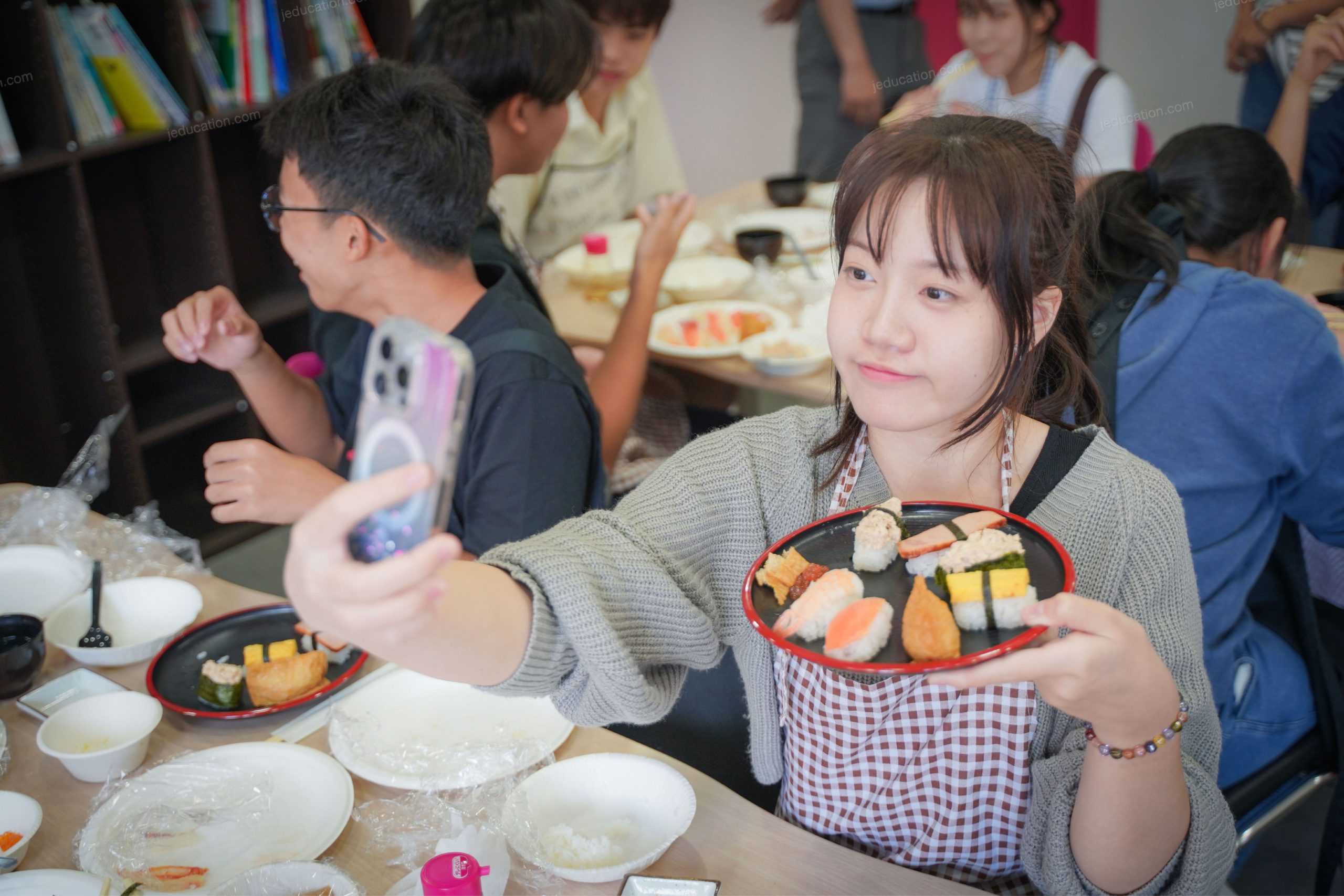 คลาสทำซูชิ ค่าย summer ที่ญี่ปุ่น