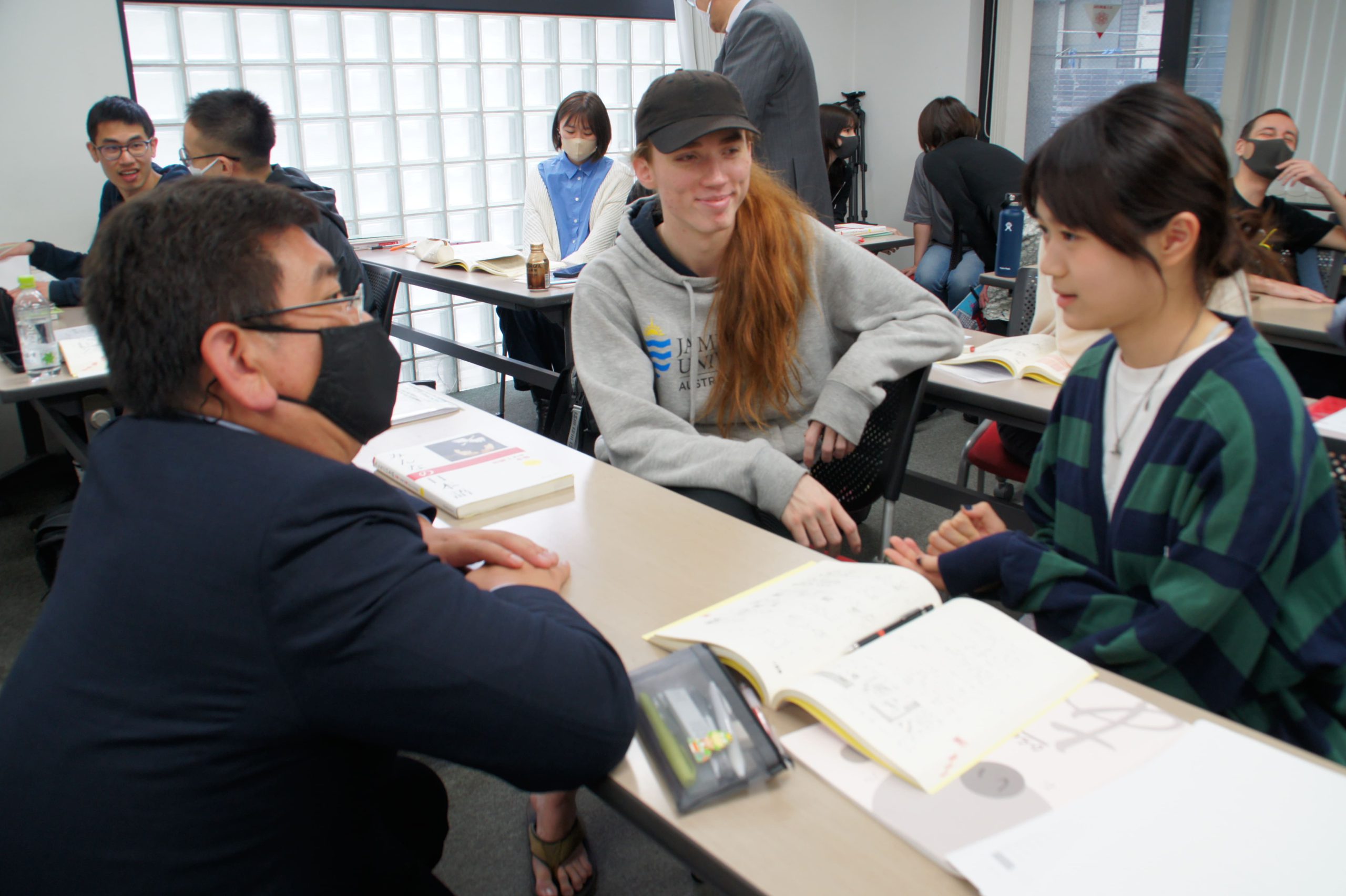 บรรยากาศการเรียน intercultural institute of japan