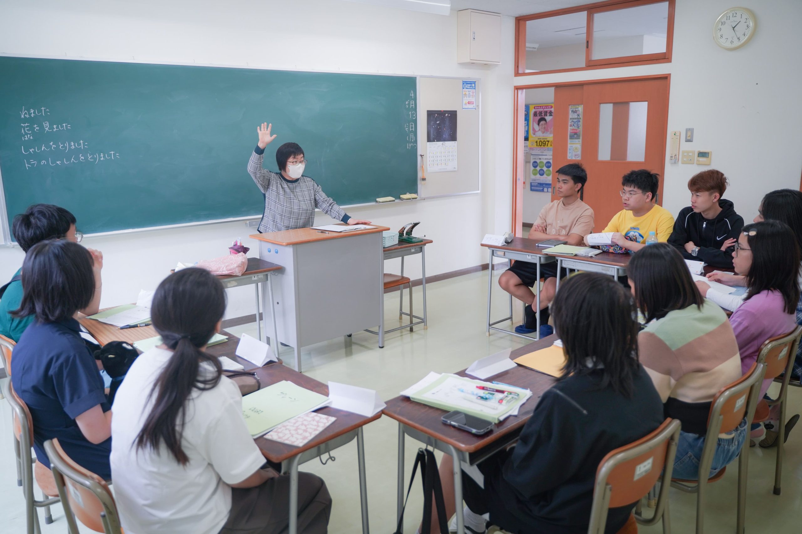 บรรยากาศในห้องเรียน ค่ายซัมเมอร์ในโรงเรียนม.ปลายญี่ปุ่น